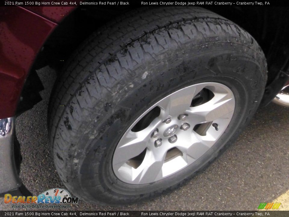 2021 Ram 1500 Big Horn Crew Cab 4x4 Delmonico Red Pearl / Black Photo #2