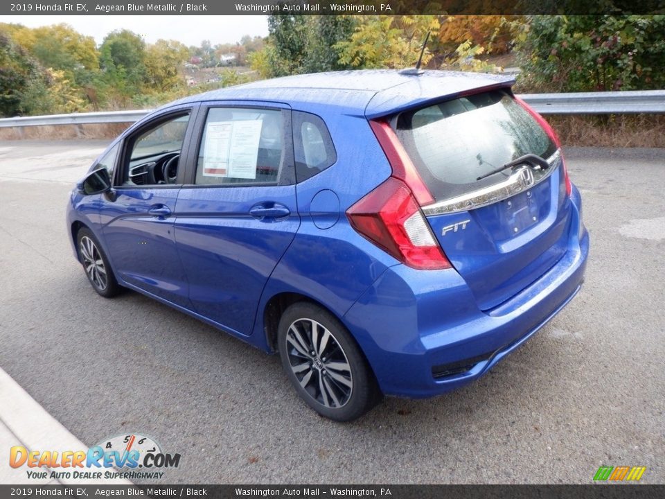 2019 Honda Fit EX Aegean Blue Metallic / Black Photo #7