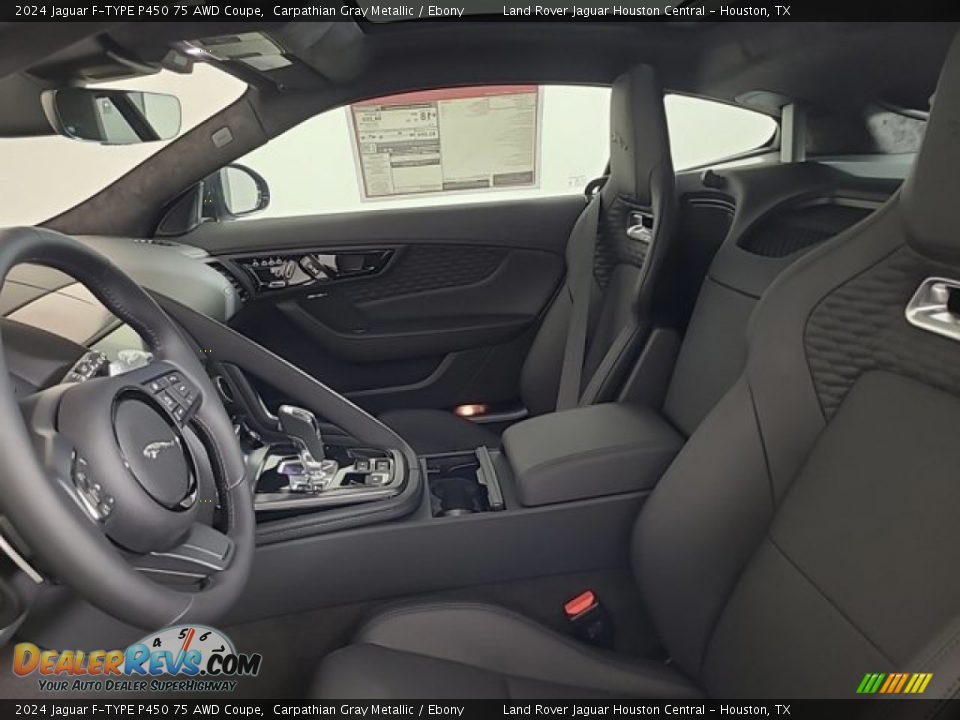 Front Seat of 2024 Jaguar F-TYPE P450 75 AWD Coupe Photo #26