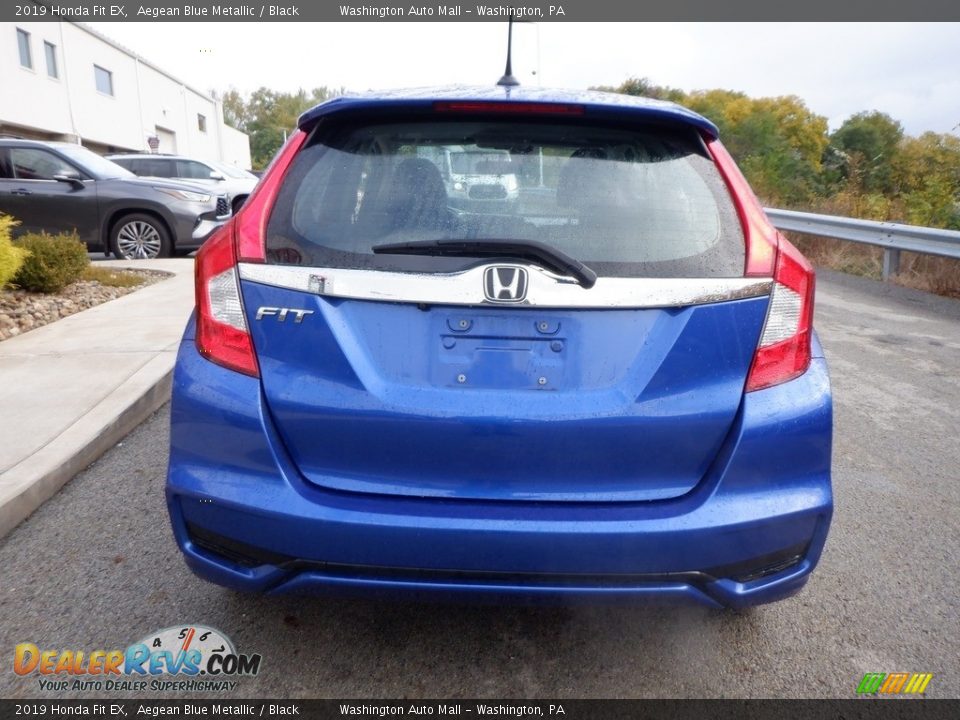 2019 Honda Fit EX Aegean Blue Metallic / Black Photo #8