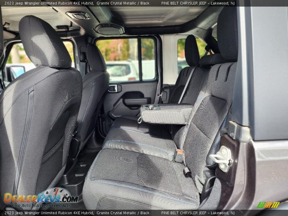 Rear Seat of 2023 Jeep Wrangler Unlimited Rubicon 4XE Hybrid Photo #7