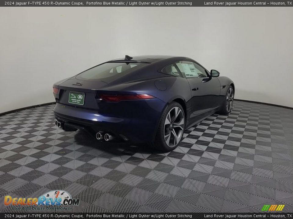 2024 Jaguar F-TYPE 450 R-Dynamic Coupe Portofino Blue Metallic / Light Oyster w/Light Oyster Stitching Photo #2
