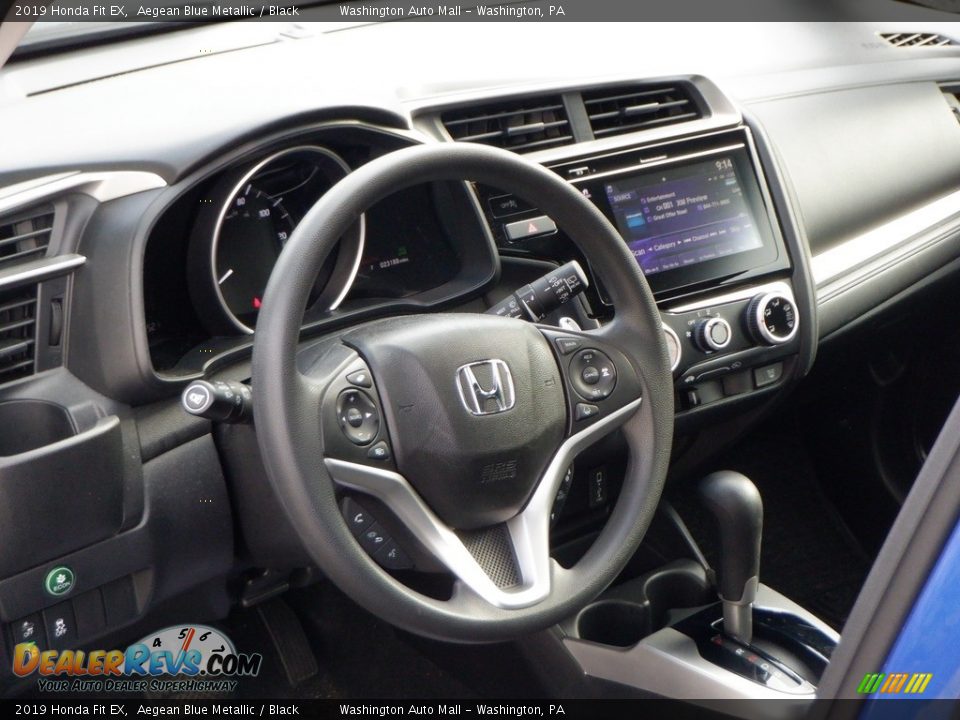 2019 Honda Fit EX Aegean Blue Metallic / Black Photo #12