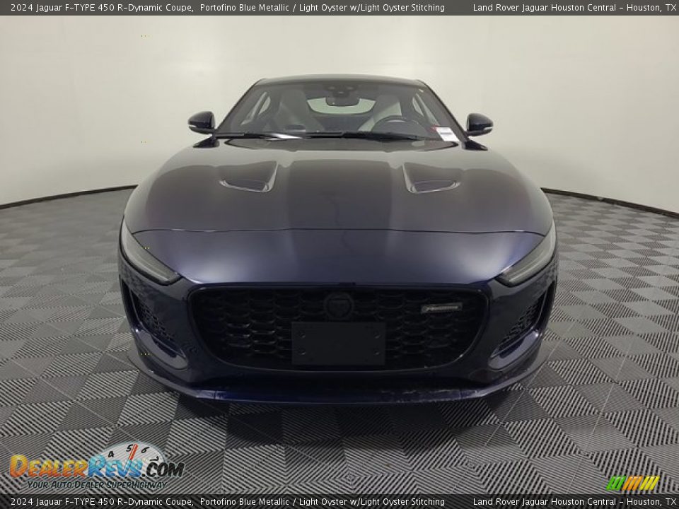 2024 Jaguar F-TYPE 450 R-Dynamic Coupe Portofino Blue Metallic / Light Oyster w/Light Oyster Stitching Photo #8