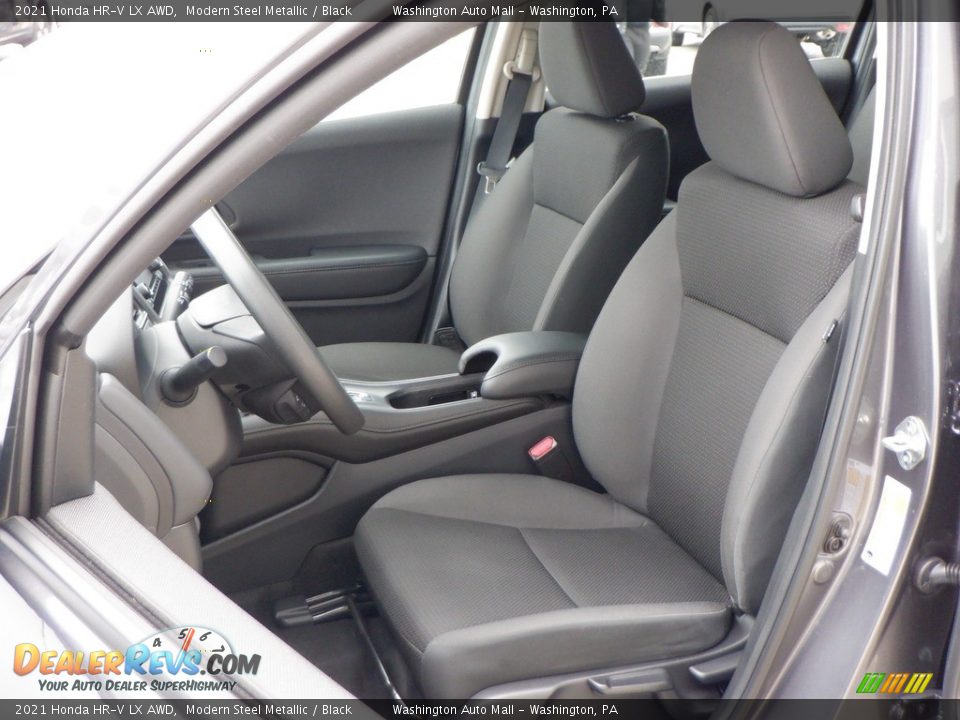 Front Seat of 2021 Honda HR-V LX AWD Photo #13