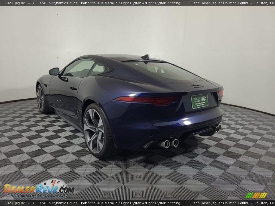 2024 Jaguar F-TYPE 450 R-Dynamic Coupe Portofino Blue Metallic / Light Oyster w/Light Oyster Stitching Photo #10