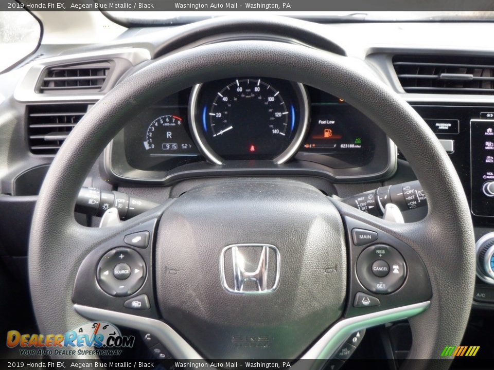 2019 Honda Fit EX Aegean Blue Metallic / Black Photo #22