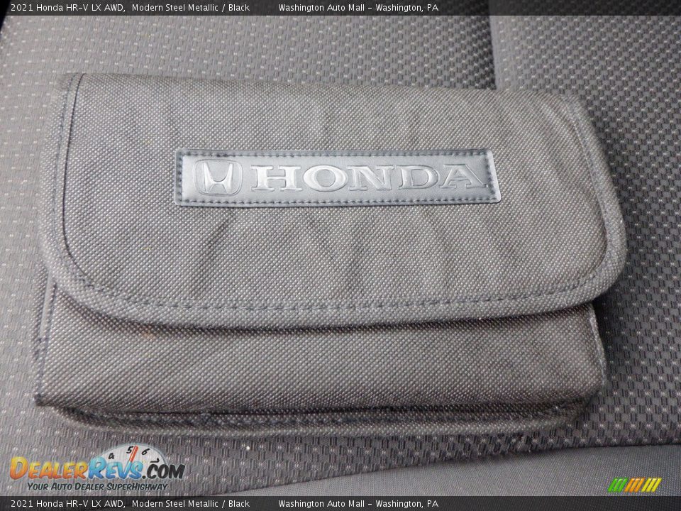 2021 Honda HR-V LX AWD Modern Steel Metallic / Black Photo #31