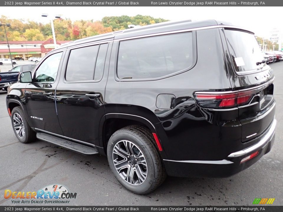 2023 Jeep Wagoneer Series II 4x4 Diamond Black Crystal Pearl / Global Black Photo #3