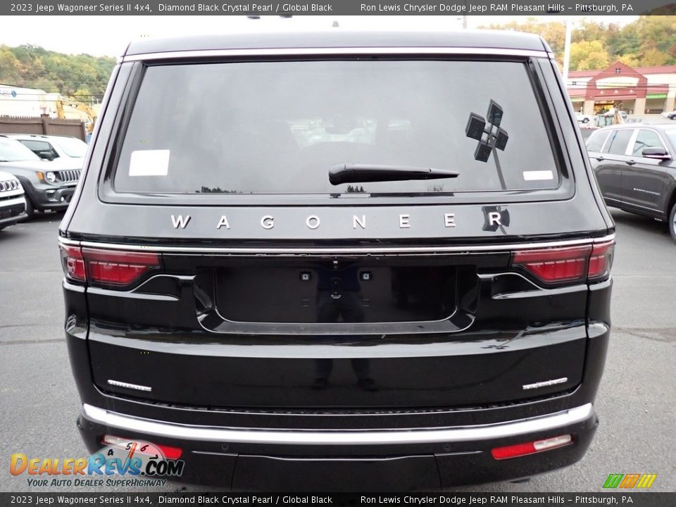 2023 Jeep Wagoneer Series II 4x4 Diamond Black Crystal Pearl / Global Black Photo #4