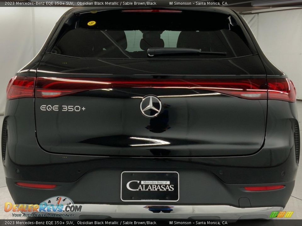 2023 Mercedes-Benz EQE 350+ SUV Obsidian Black Metallic / Sable Brown/Black Photo #5
