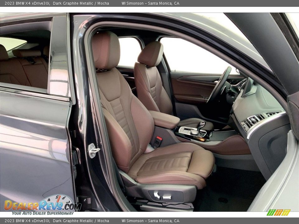 Mocha Interior - 2023 BMW X4 xDrive30i Photo #5
