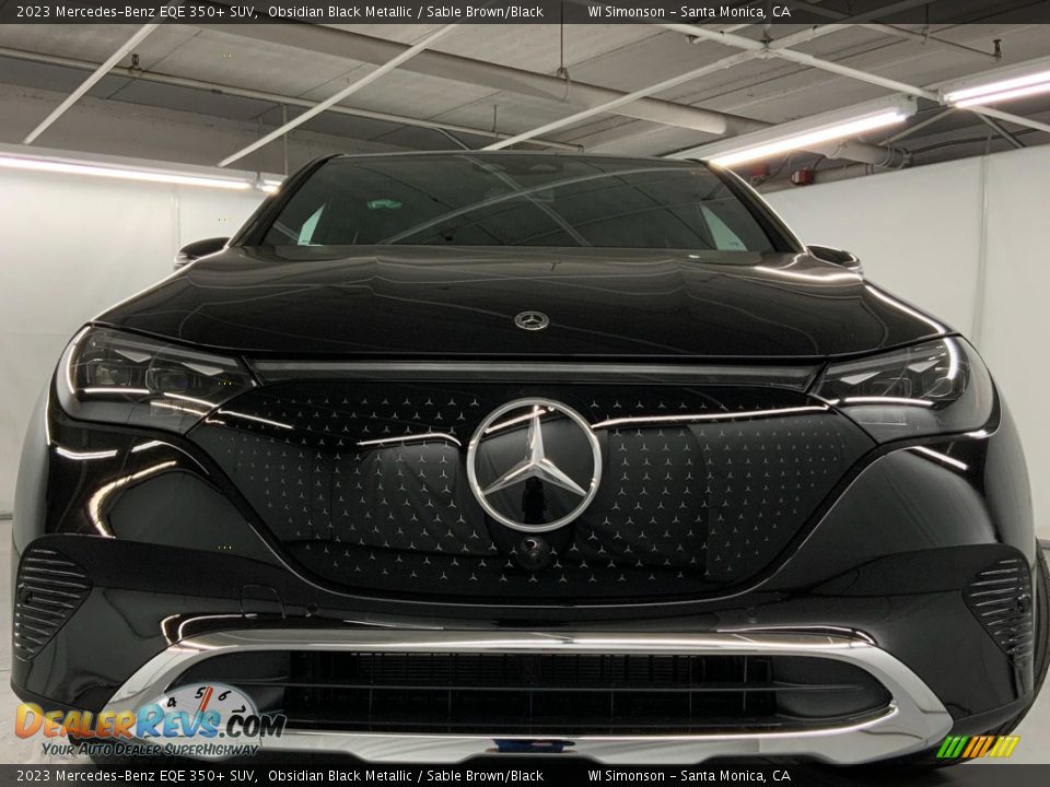 2023 Mercedes-Benz EQE 350+ SUV Obsidian Black Metallic / Sable Brown/Black Photo #8