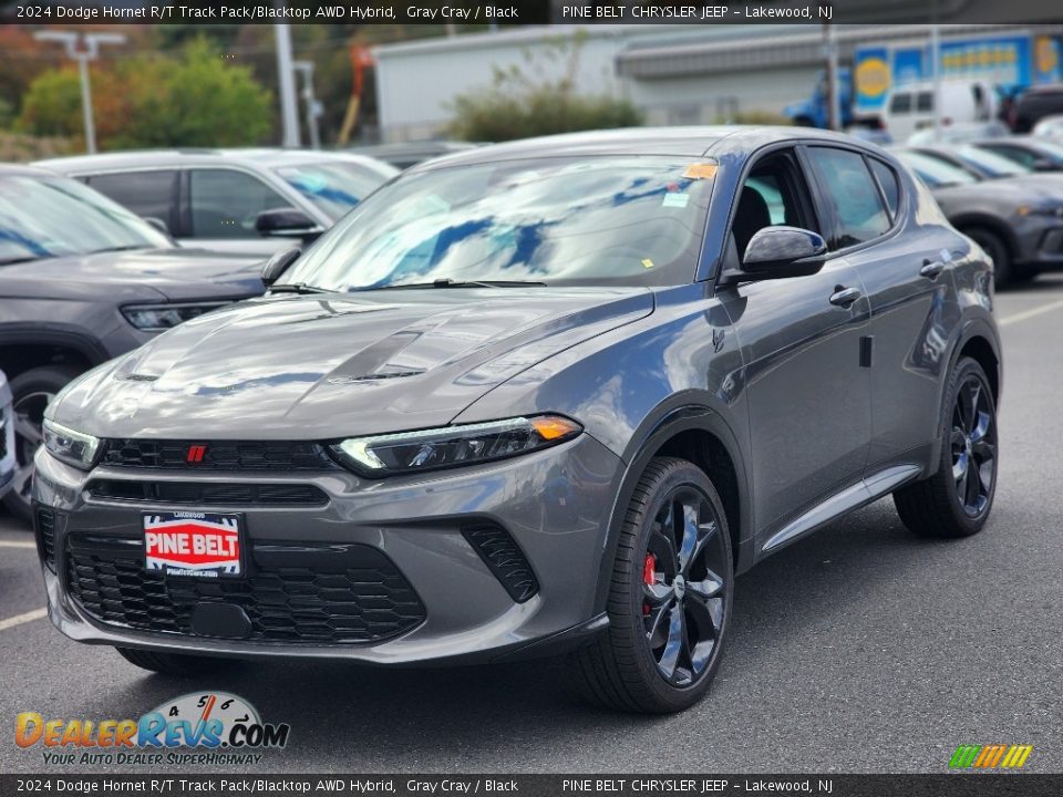 2024 Dodge Hornet R/T Track Pack/Blacktop AWD Hybrid Gray Cray / Black Photo #1