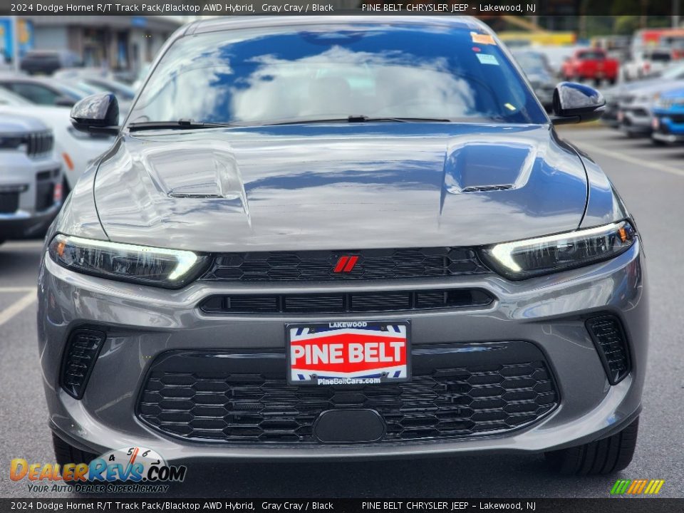 2024 Dodge Hornet R/T Track Pack/Blacktop AWD Hybrid Gray Cray / Black Photo #2