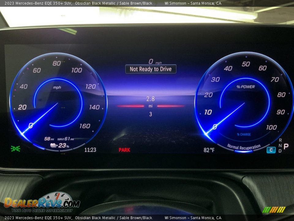 2023 Mercedes-Benz EQE 350+ SUV Gauges Photo #16