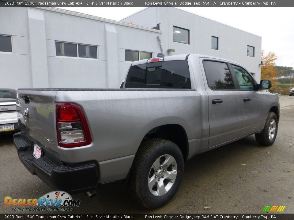 2023 Ram 1500 Tradesman Crew Cab 4x4 Billet Silver Metallic / Black Photo #4