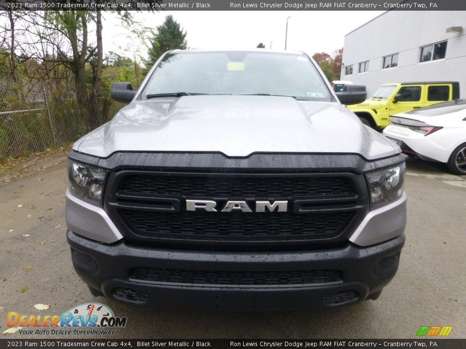 2023 Ram 1500 Tradesman Crew Cab 4x4 Billet Silver Metallic / Black Photo #6