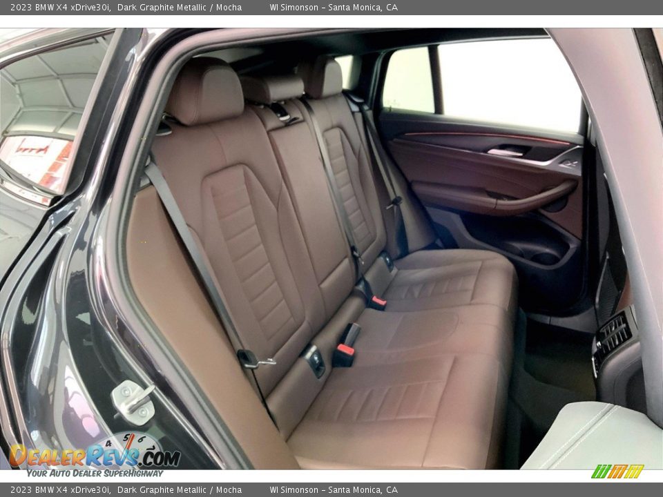 Rear Seat of 2023 BMW X4 xDrive30i Photo #18