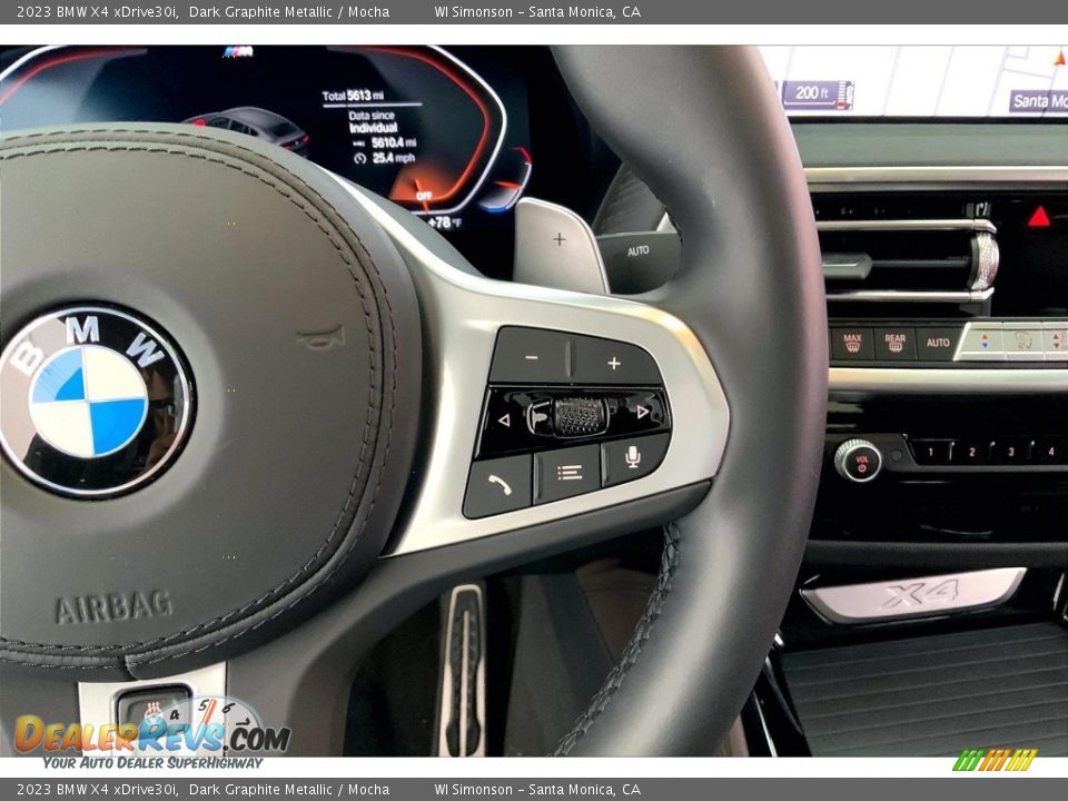 2023 BMW X4 xDrive30i Steering Wheel Photo #21