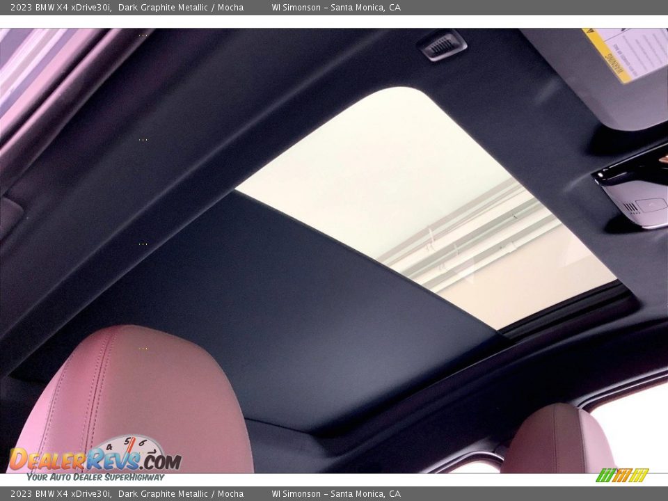 Sunroof of 2023 BMW X4 xDrive30i Photo #24