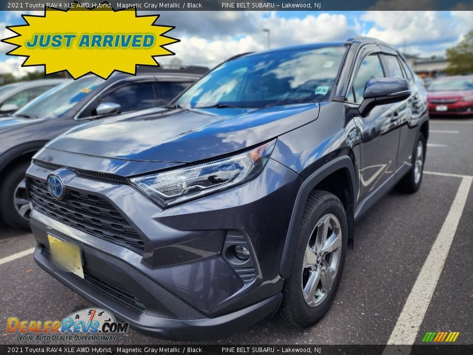 2021 Toyota RAV4 XLE AWD Hybrid Magnetic Gray Metallic / Black Photo #1