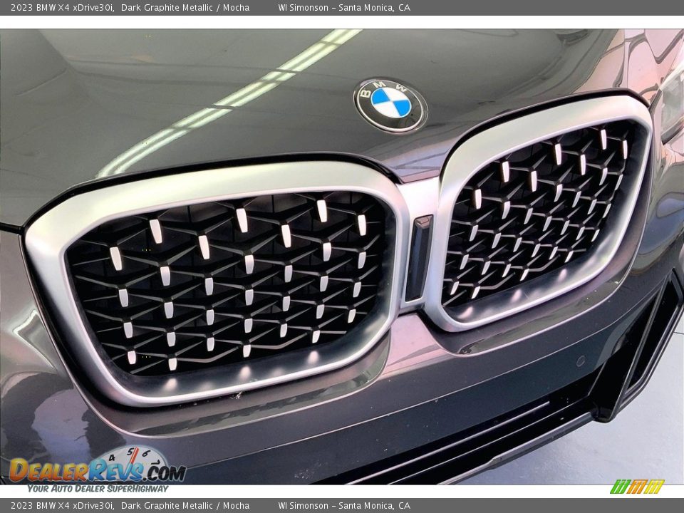 2023 BMW X4 xDrive30i Dark Graphite Metallic / Mocha Photo #29