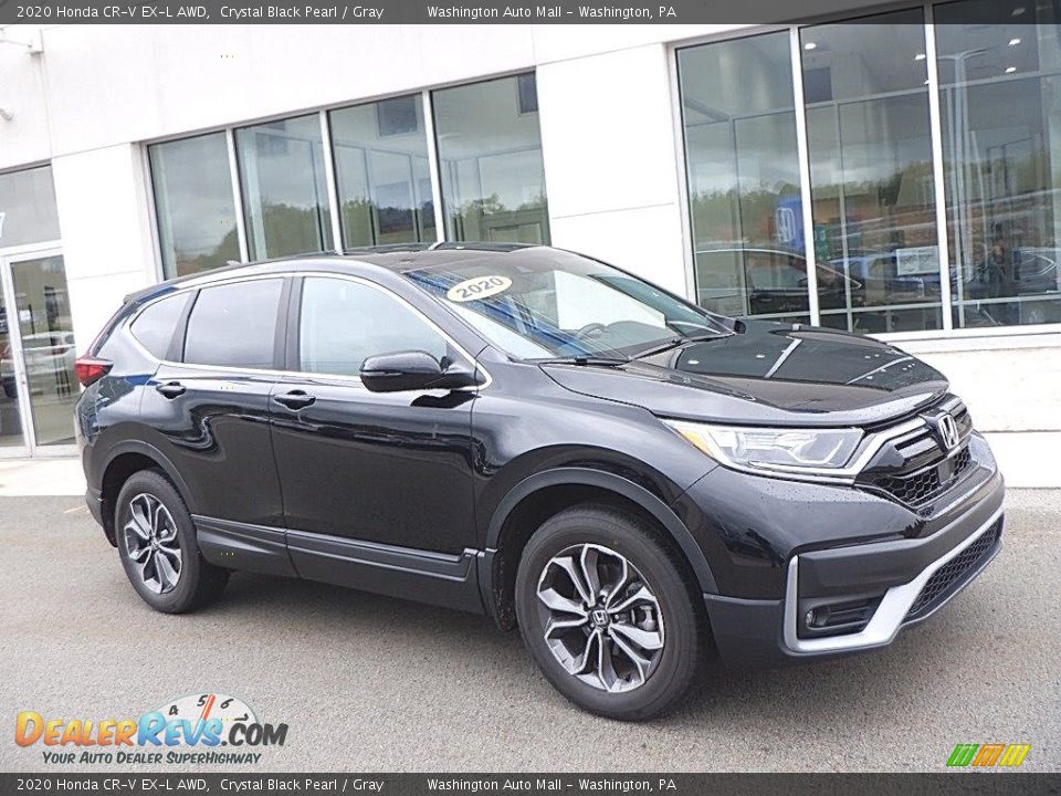 2020 Honda CR-V EX-L AWD Crystal Black Pearl / Gray Photo #1