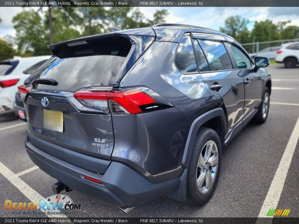 2021 Toyota RAV4 XLE AWD Hybrid Magnetic Gray Metallic / Black Photo #3