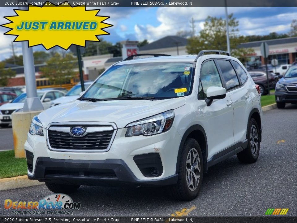 2020 Subaru Forester 2.5i Premium Crystal White Pearl / Gray Photo #1