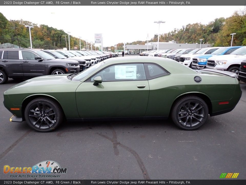 F8 Green 2023 Dodge Challenger GT AWD Photo #2