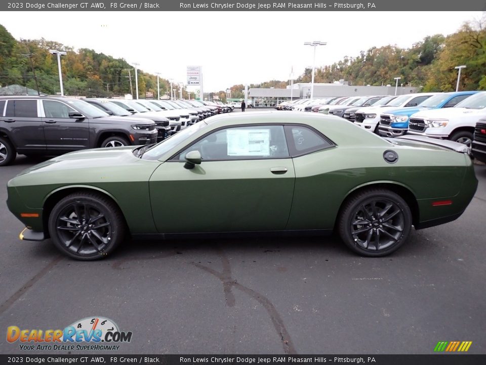 F8 Green 2023 Dodge Challenger GT AWD Photo #2