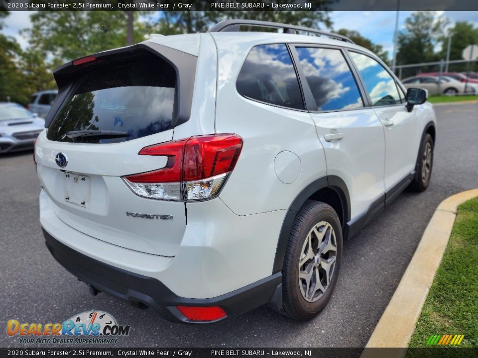 2020 Subaru Forester 2.5i Premium Crystal White Pearl / Gray Photo #3