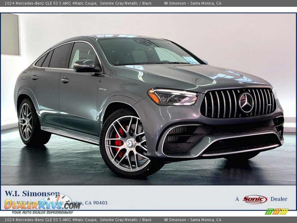 2024 Mercedes-Benz GLE 63 S AMG 4Matic Coupe Selenite Gray Metallic / Black Photo #1