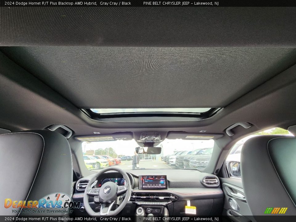 Sunroof of 2024 Dodge Hornet R/T Plus Blacktop AWD Hybrid Photo #14