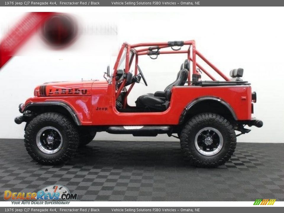 Firecracker Red 1976 Jeep CJ7 Renegade 4x4 Photo #3