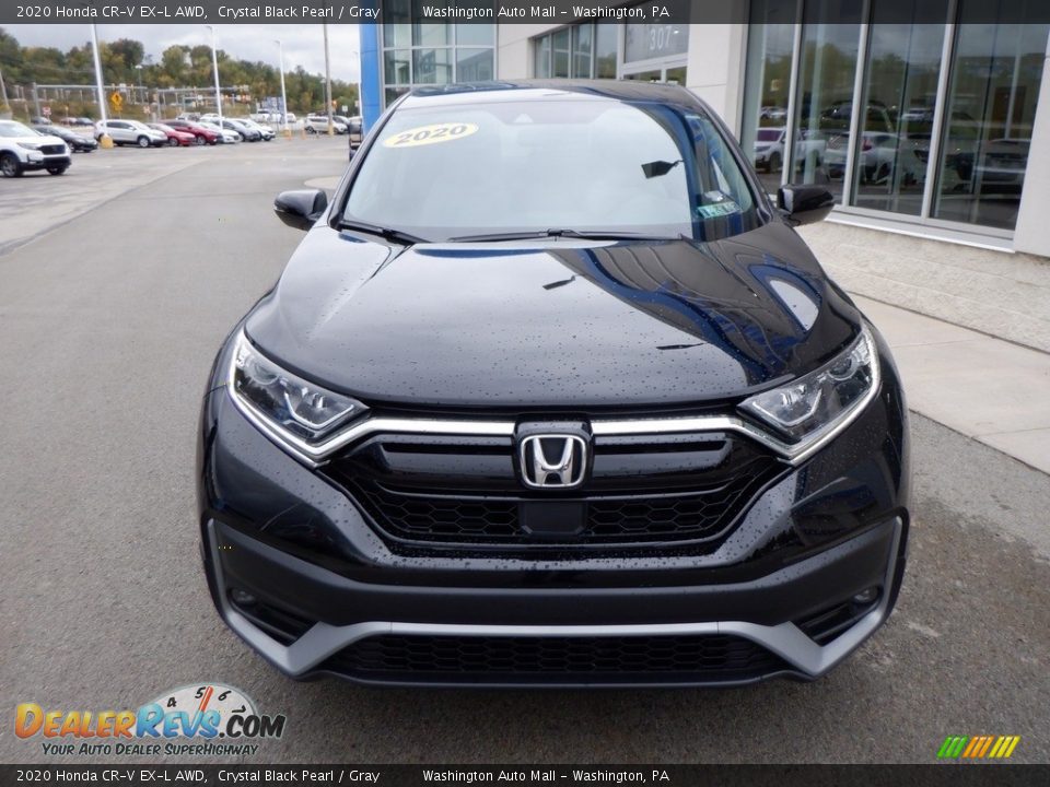 2020 Honda CR-V EX-L AWD Crystal Black Pearl / Gray Photo #14