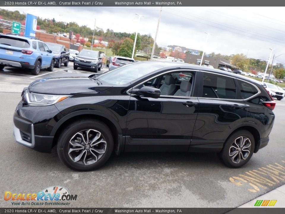 2020 Honda CR-V EX-L AWD Crystal Black Pearl / Gray Photo #16