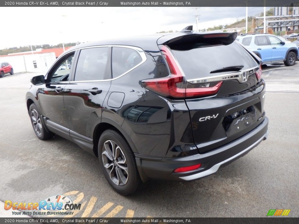 2020 Honda CR-V EX-L AWD Crystal Black Pearl / Gray Photo #17