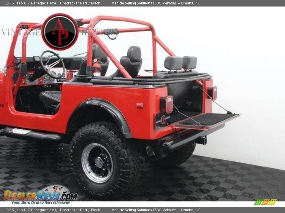 1976 Jeep CJ7 Renegade 4x4 Firecracker Red / Black Photo #15