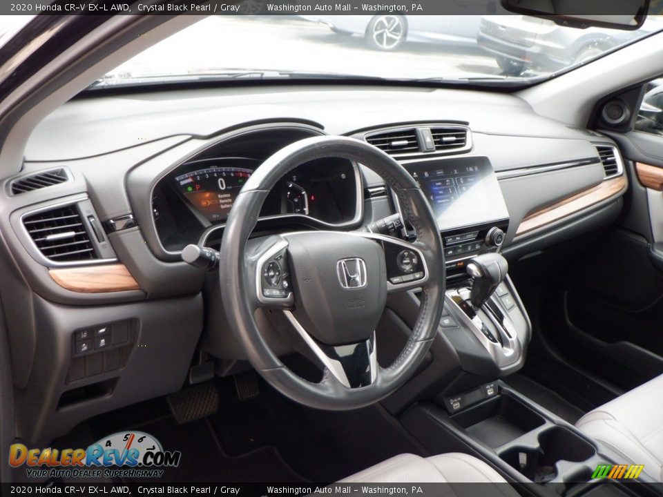 2020 Honda CR-V EX-L AWD Crystal Black Pearl / Gray Photo #22