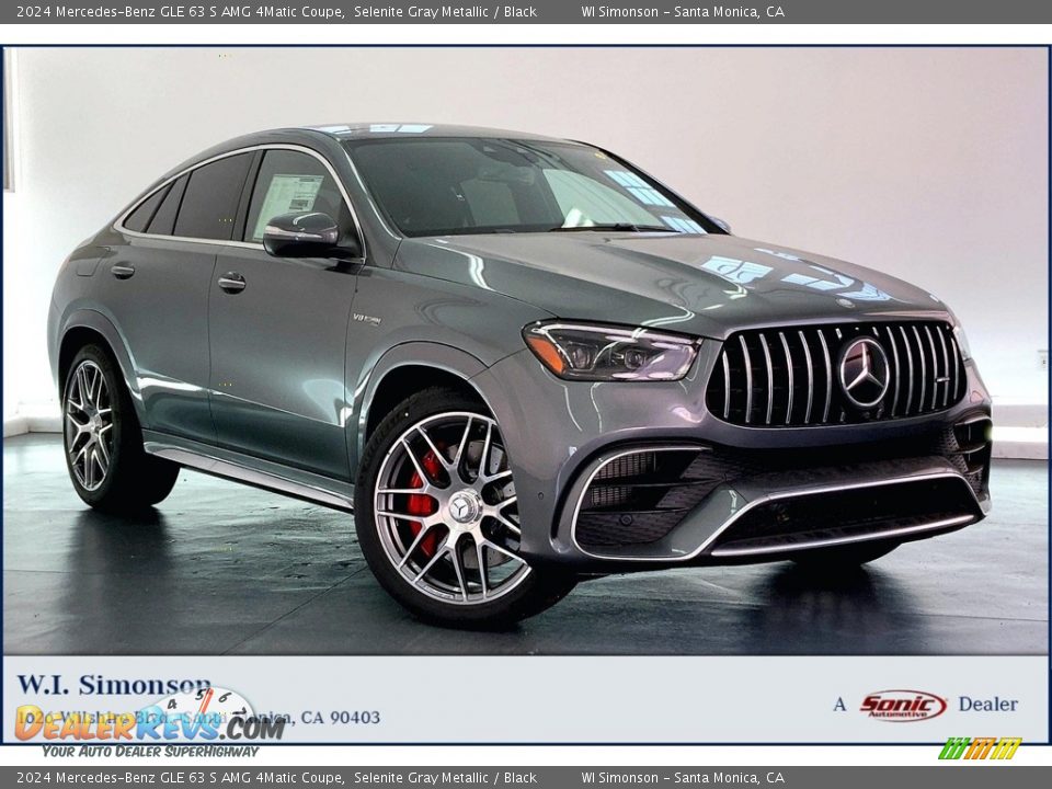 2024 Mercedes-Benz GLE 63 S AMG 4Matic Coupe Selenite Gray Metallic / Black Photo #1