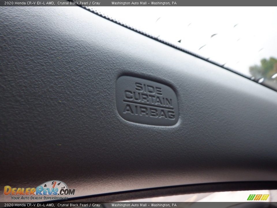 2020 Honda CR-V EX-L AWD Crystal Black Pearl / Gray Photo #28
