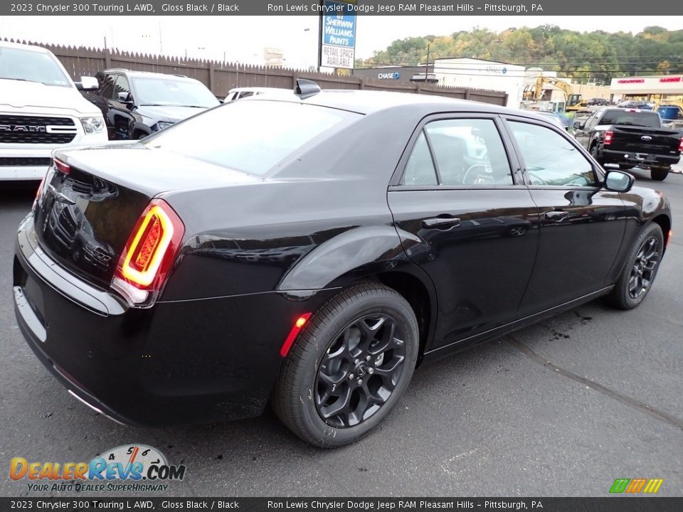 Gloss Black 2023 Chrysler 300 Touring L AWD Photo #6