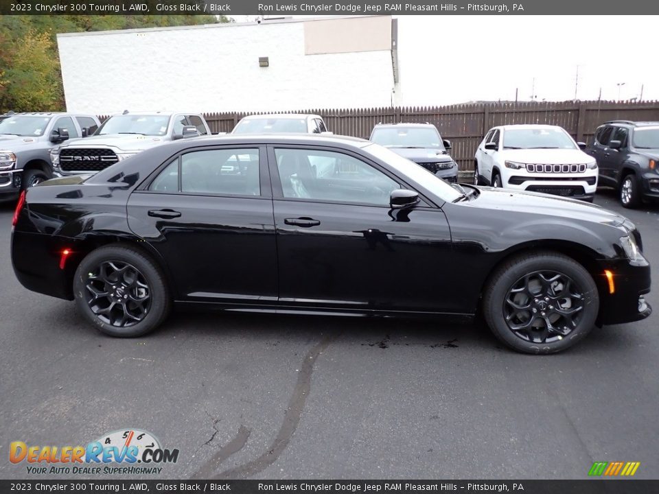 Gloss Black 2023 Chrysler 300 Touring L AWD Photo #7