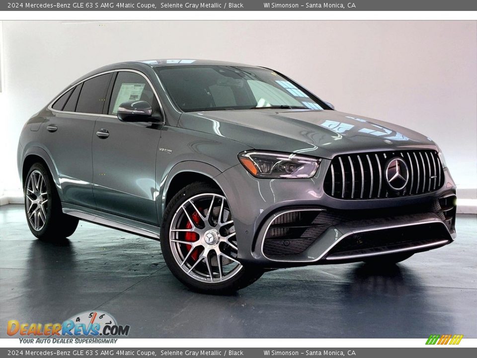 2024 Mercedes-Benz GLE 63 S AMG 4Matic Coupe Selenite Gray Metallic / Black Photo #11