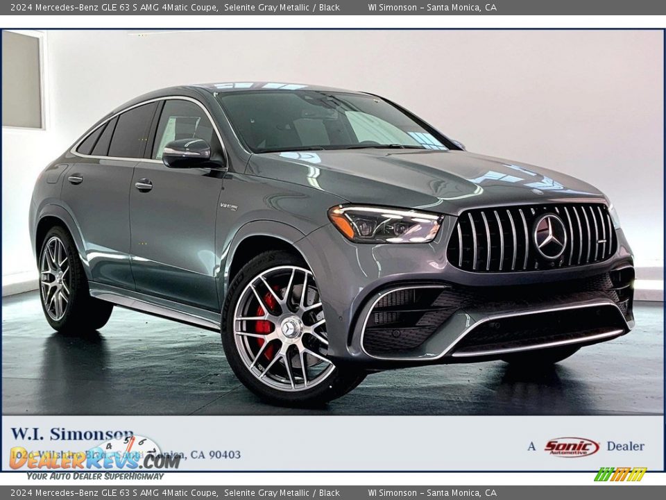 2024 Mercedes-Benz GLE 63 S AMG 4Matic Coupe Selenite Gray Metallic / Black Photo #1