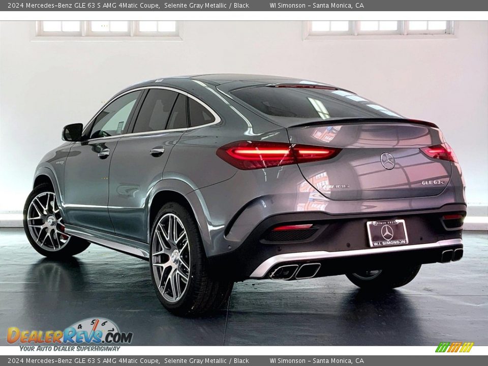 2024 Mercedes-Benz GLE 63 S AMG 4Matic Coupe Selenite Gray Metallic / Black Photo #2