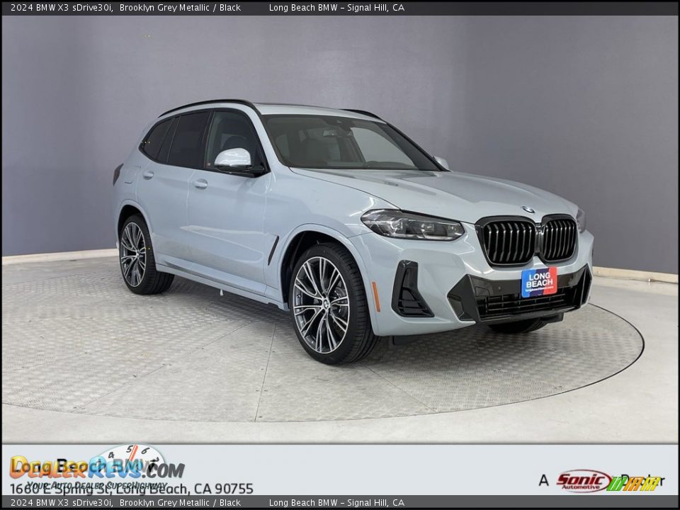 2024 BMW X3 sDrive30i Brooklyn Grey Metallic / Black Photo #1