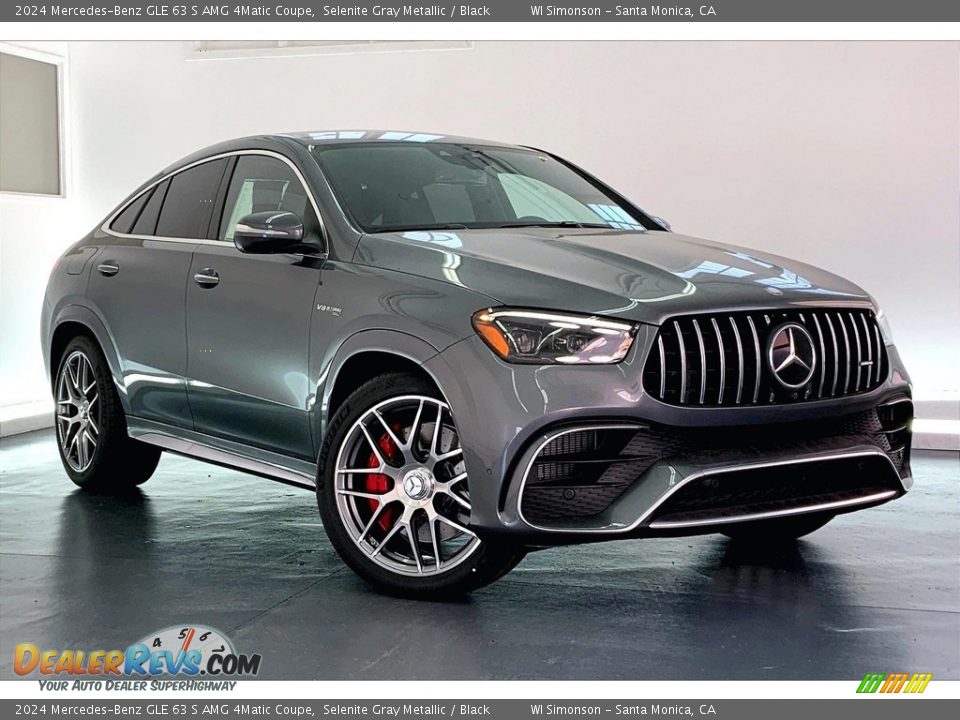 2024 Mercedes-Benz GLE 63 S AMG 4Matic Coupe Selenite Gray Metallic / Black Photo #11